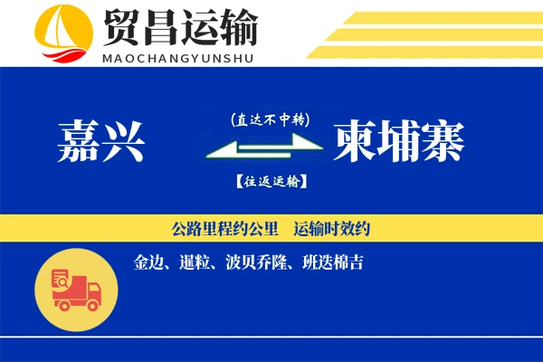 嘉兴到柬埔寨物流专线 | 空运海运双清包税 | 门到门国际物流服务