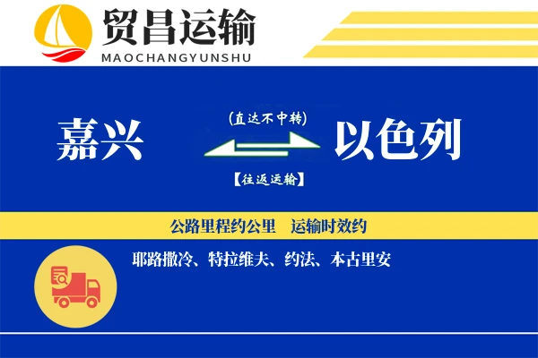 嘉兴到以色列物流专线 | 空运海运双清包税 | 门到门国际物流服务