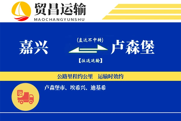 嘉兴到卢森堡物流专线 | 空运海运双清包税 | 门到门国际物流服务