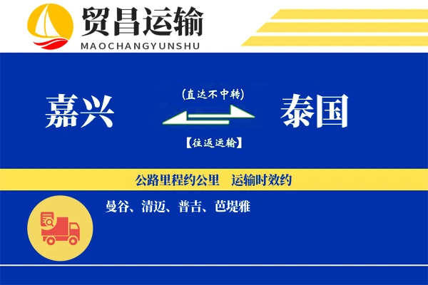 嘉兴到泰国物流专线 | 空运海运双清包税 | 门到门国际物流服务