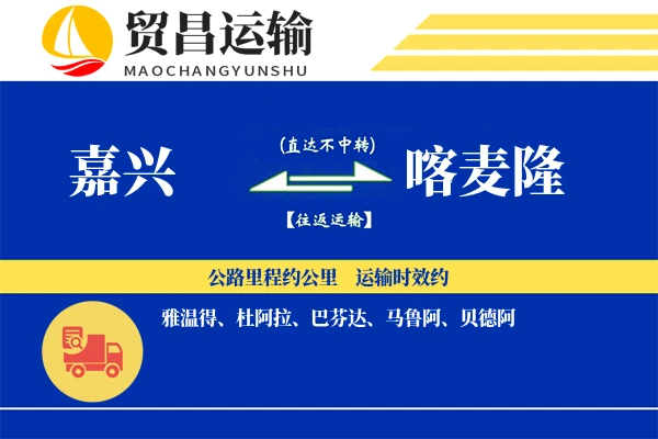 嘉兴到喀麦隆物流公司