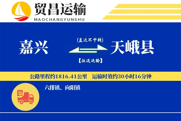嘉兴到天峨县物流专线-嘉兴至天峨县货运公司