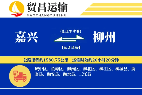 嘉兴到柳州物流公司