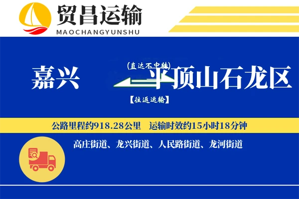 嘉兴到平顶山石龙区物流专线-嘉兴至平顶山石龙区货运公司