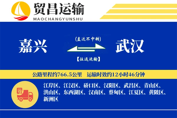 嘉兴到武汉物流公司