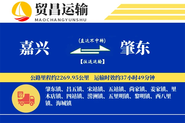 嘉兴到肇东物流公司