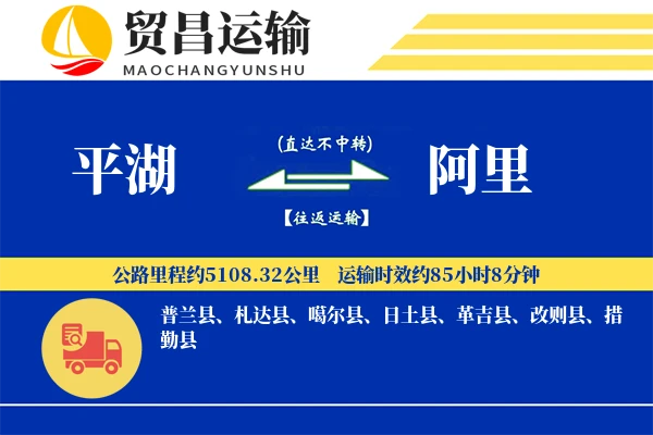 平湖到阿里物流公司