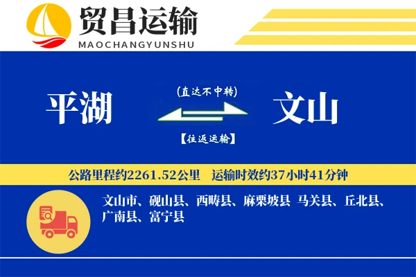 平湖到文山物流专线-平湖至文山货运公司